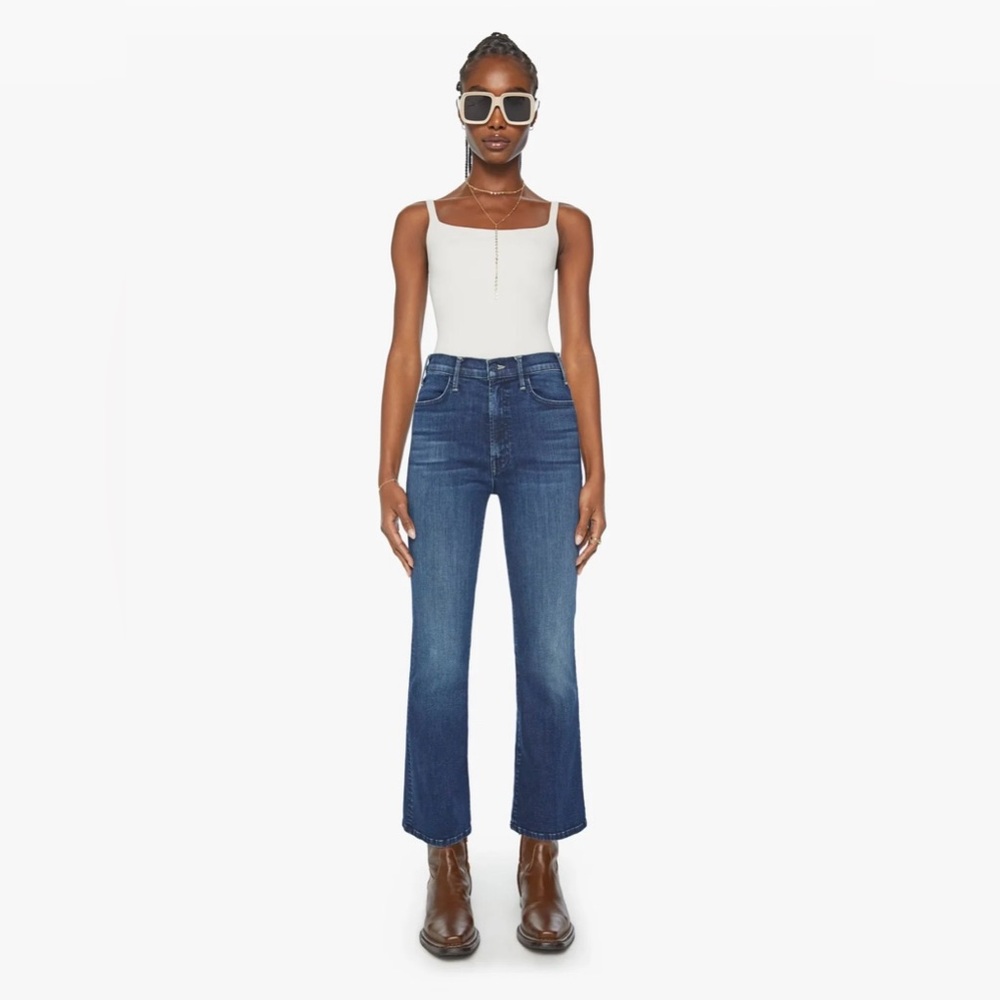 Mother Jeans Women Hustler Ankle Heirloom Size 27 Dark Blue